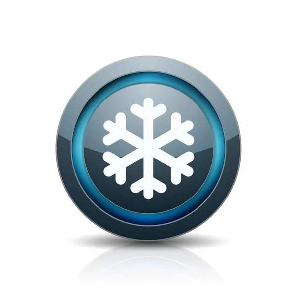 Copo Nieve Web Icono Vector Ilustración — Archivo Imágenes Vectoriales