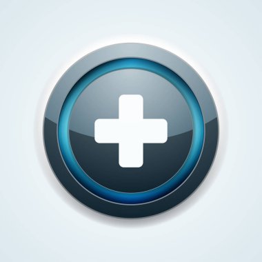 artı beyaz arka plan, vektör, illüstrasyon izole düz simge