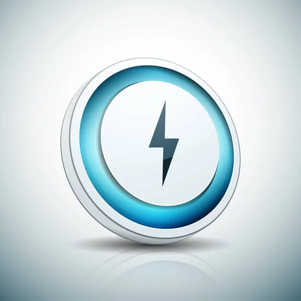 Lightning Weather Icon Vector Illustration — Stock Vector