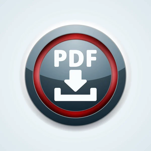 Pdf 文档符号图标 矢量插图 — 图库矢量图片