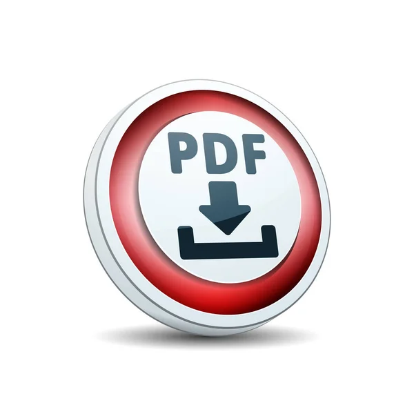 Download Pdf Document Sign Icon Vector Illustration — Stock Vector