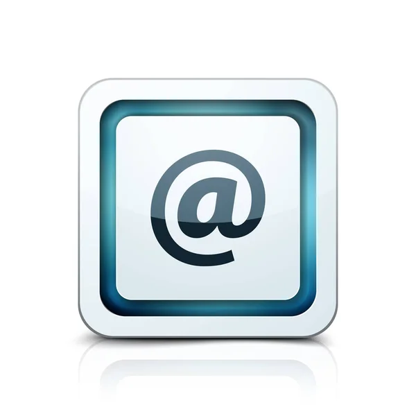 Email Web Button Vector Illustrazione — Vettoriale Stock