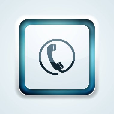 cep telefonu işareti düğmesini, vektör, illüstrasyon