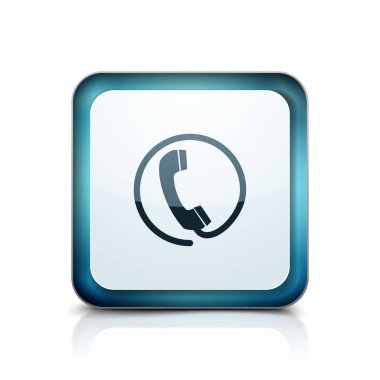 cep telefonu işareti düğmesini, vektör, illüstrasyon