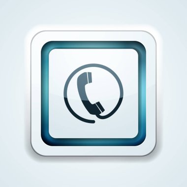 cep telefonu işareti düğmesini, vektör, illüstrasyon