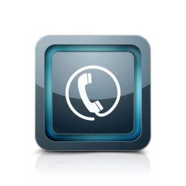 cep telefonu işareti düğmesini, vektör, illüstrasyon