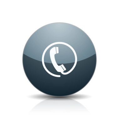 cep telefonu işareti düğmesini, vektör, illüstrasyon