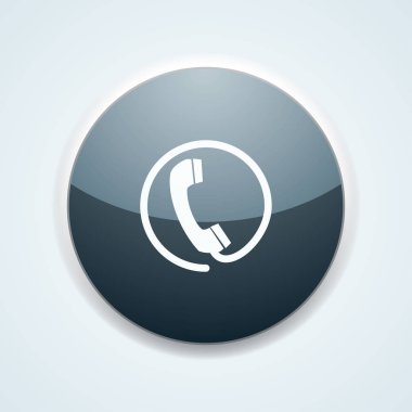 cep telefonu işareti düğmesini, vektör, illüstrasyon