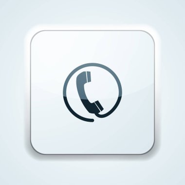 cep telefonu işareti düğmesini, vektör, illüstrasyon