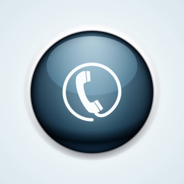 cep telefonu işareti düğmesini, vektör, illüstrasyon