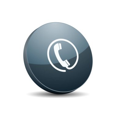 cep telefonu işareti düğmesini, vektör, illüstrasyon