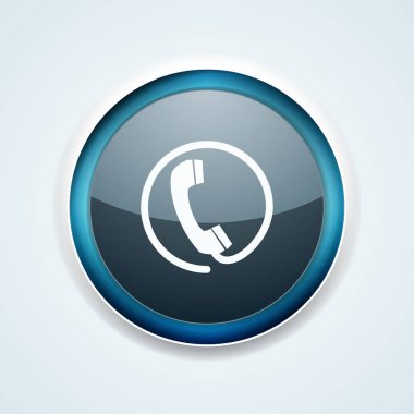 cep telefonu işareti düğmesini, vektör, illüstrasyon