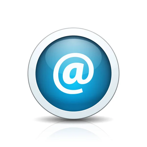 Email Web Button Vector Illustrazione — Vettoriale Stock