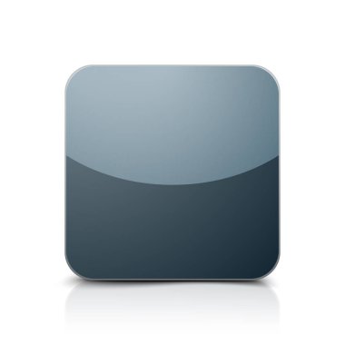 düğme gerçekçi simgesi, vektör çizim