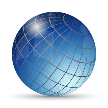 Basit kutsal kişilerin resmi, vektör, illüstrasyon Küre