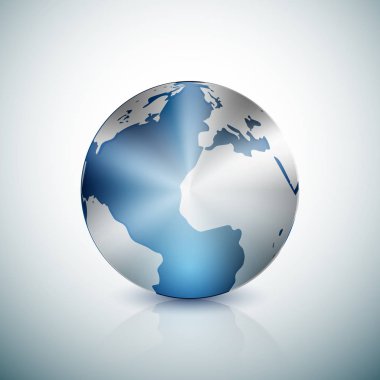 Basit kutsal kişilerin resmi, vektör, illüstrasyon Küre