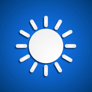 sıcak güneşin kutsal kişilerin resmi, vektör, illüstrasyon