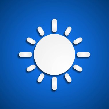 sıcak güneşin kutsal kişilerin resmi, vektör, illüstrasyon