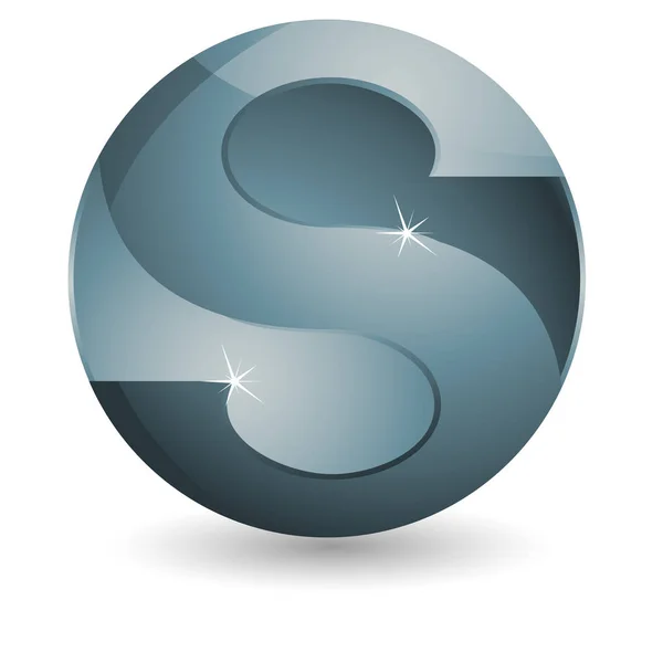 Streszczenie sferyczne logo — Wektor stockowy