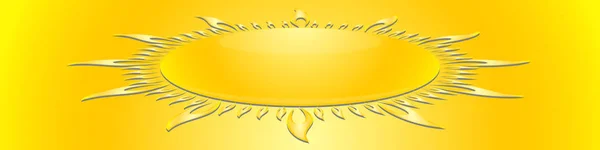 Icono Del Sol Caliente Vector Ilustración — Vector de stock