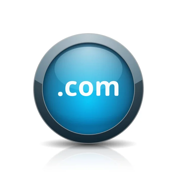 Com Domain Name Button Vektor Illustration — Stockvektor