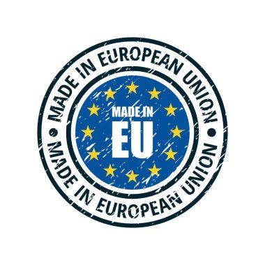 düğmesi ile Avrupa Birliği bayrağı