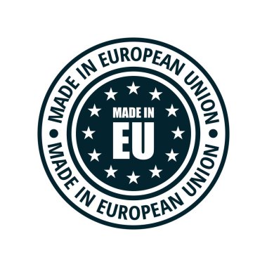 düğmesi ile Avrupa Birliği bayrağı