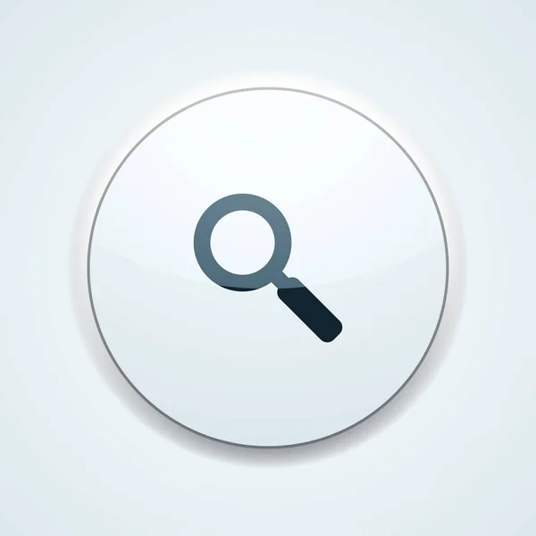 Иконка кнопки поиска — стоковый вектор