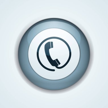 cep telefonu işareti düğmesini, vektör, illüstrasyon