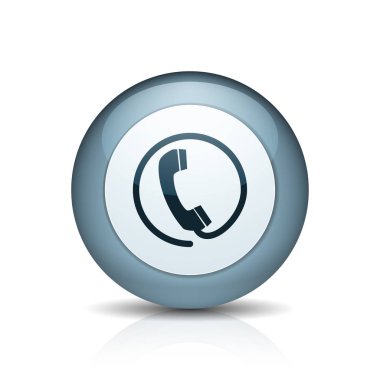 cep telefonu işareti düğmesini, vektör, illüstrasyon