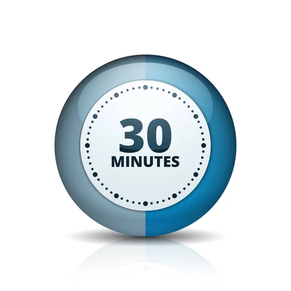 Minuterie Minutes Icône Style Minimal Vecteur Illustration — Image vectorielle