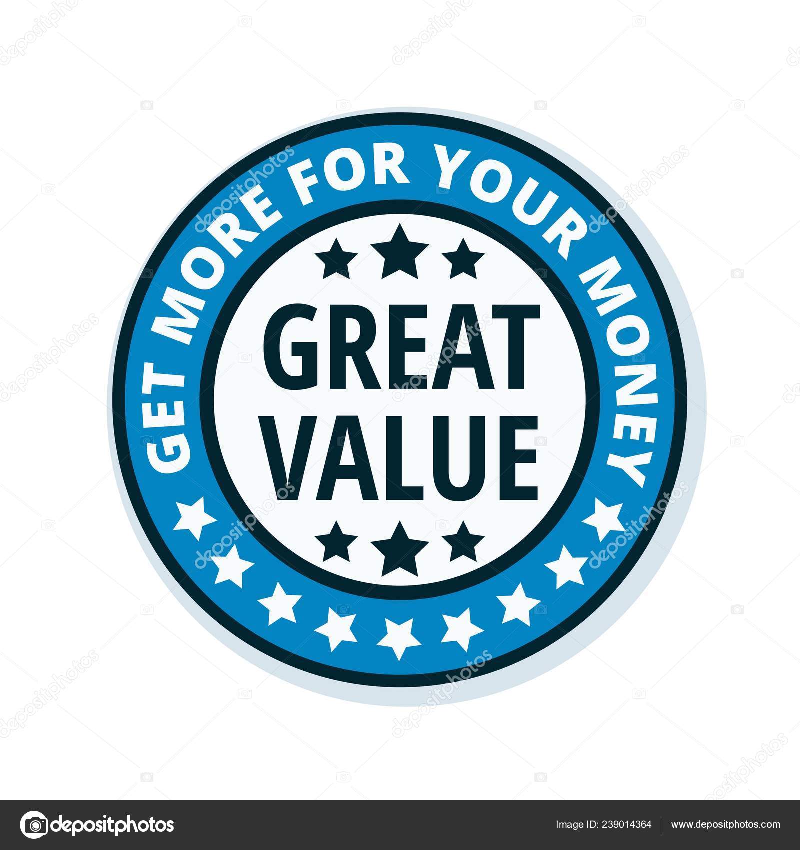 Nilai Label Besar Vektor Ilustrasi Vektor Stok oleh ©Yuriy_Vlasenko ...