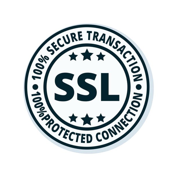SSL Certified button sign