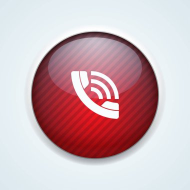 cep telefonu işareti düğmesini, vektör, illüstrasyon