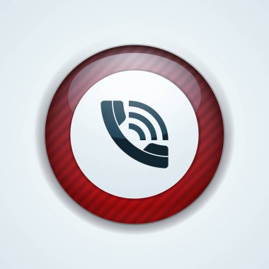 cep telefonu işareti düğmesini, vektör, illüstrasyon