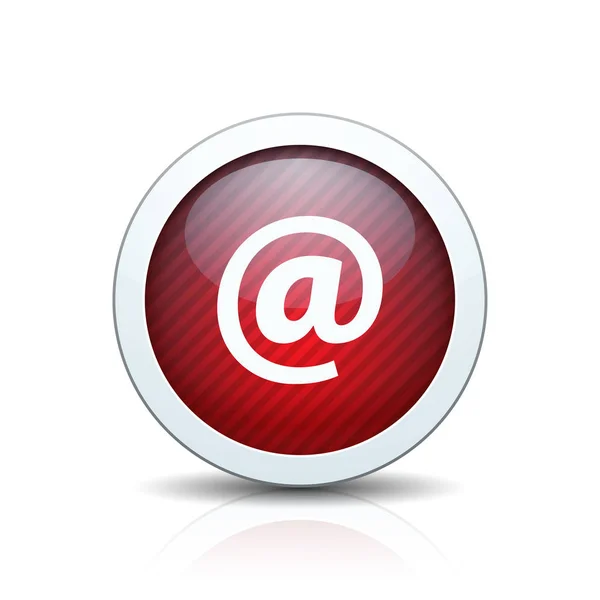 Email Web Button Vector Illustrazione — Vettoriale Stock