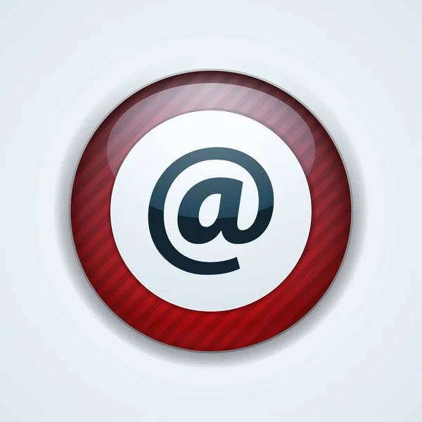 電子メール Web ボタン ベクトル イラスト — ストックベクタ