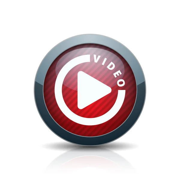 Ícone de reprodução de vídeo —  Vetores de Stock