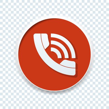 cep telefonu işareti düğmesini, vektör, illüstrasyon