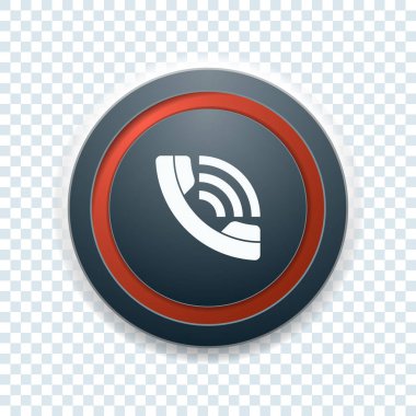 cep telefonu işareti düğmesini, vektör, illüstrasyon