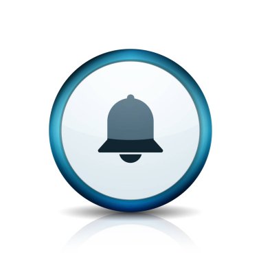 Web zil simgesini, vektör, illüstrasyon