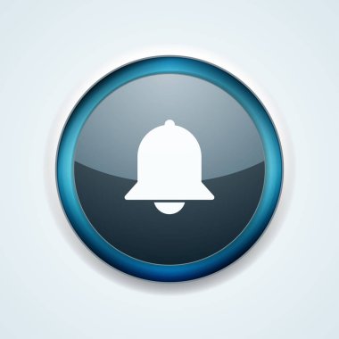 Web zil simgesini, vektör, illüstrasyon