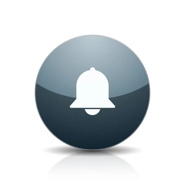 Web Bell Icon Vector Illustration — Stock Vector