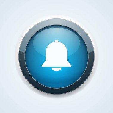 Web zil simgesini, vektör, illüstrasyon