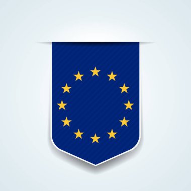 Avrupa Birliği bayrağı, vektör illüstrasyonu