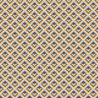 renkli Dikişsiz Aztek geometrik desen  