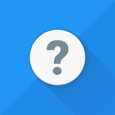 Yardım butonuna işareti simgesi