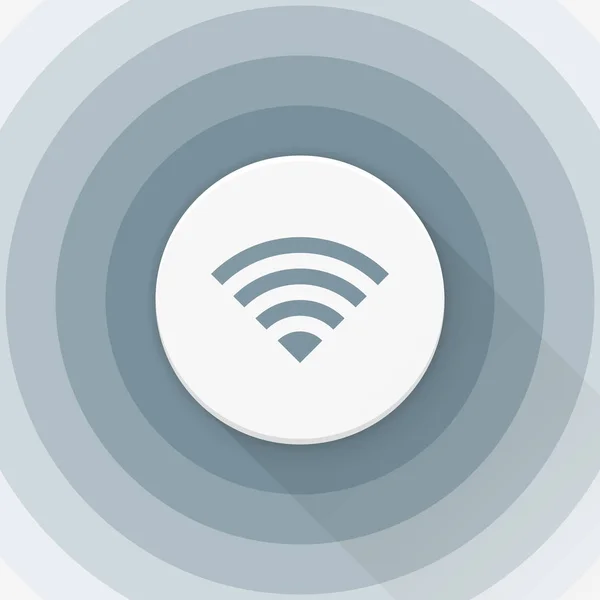 Buton Aplicație Wireless Vector Ilustrație — Vector de stoc