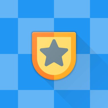 Klasik yıldız kutsal kişilerin resmi, vektör çizim