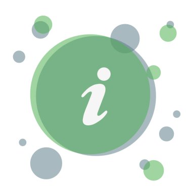 Bilgi işareti düğmesini, vektör, illüstrasyon 